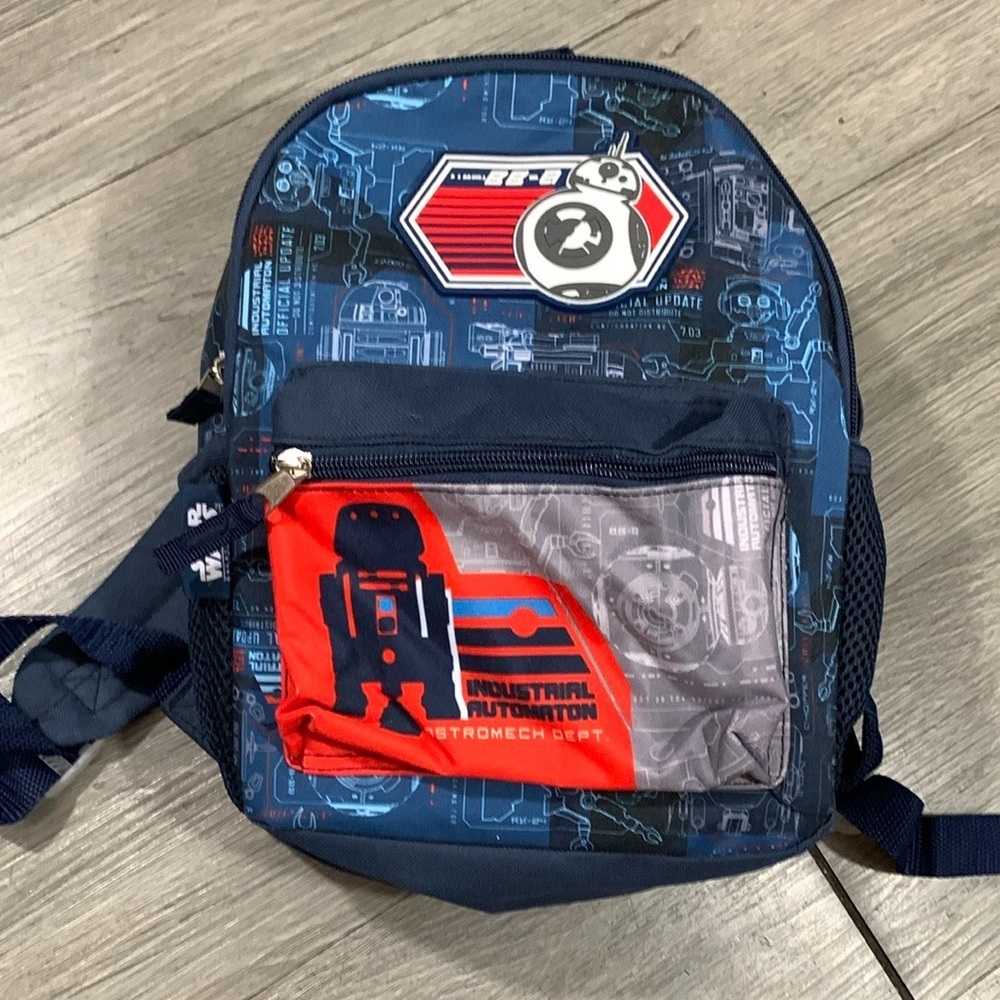 Disney Parks Star Wars Galaxy's Edge Mini Backpack w/Droids‎ BB-8 and R2-D2 Kids